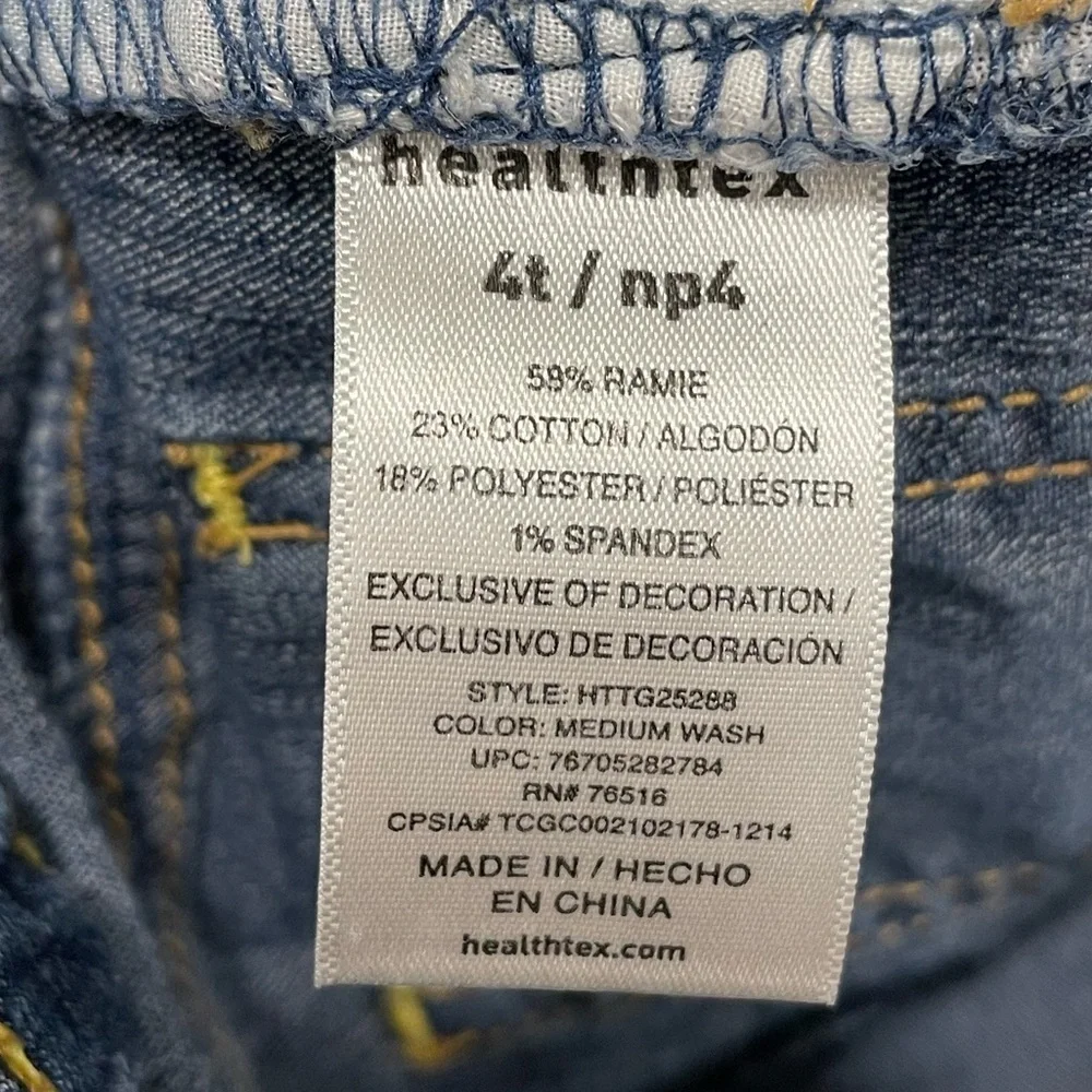 VINTAGE HEALTH TEX Denim Shorts with Floral Embroidery